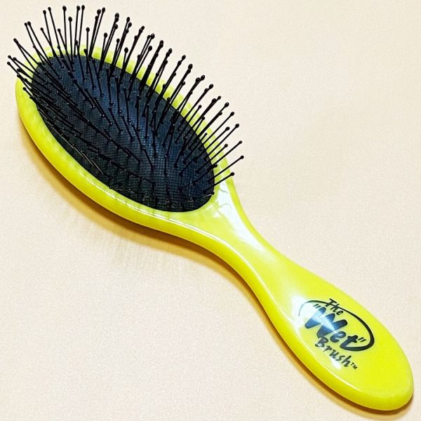 Massage comb for tangled hair YELLOW Detangle
